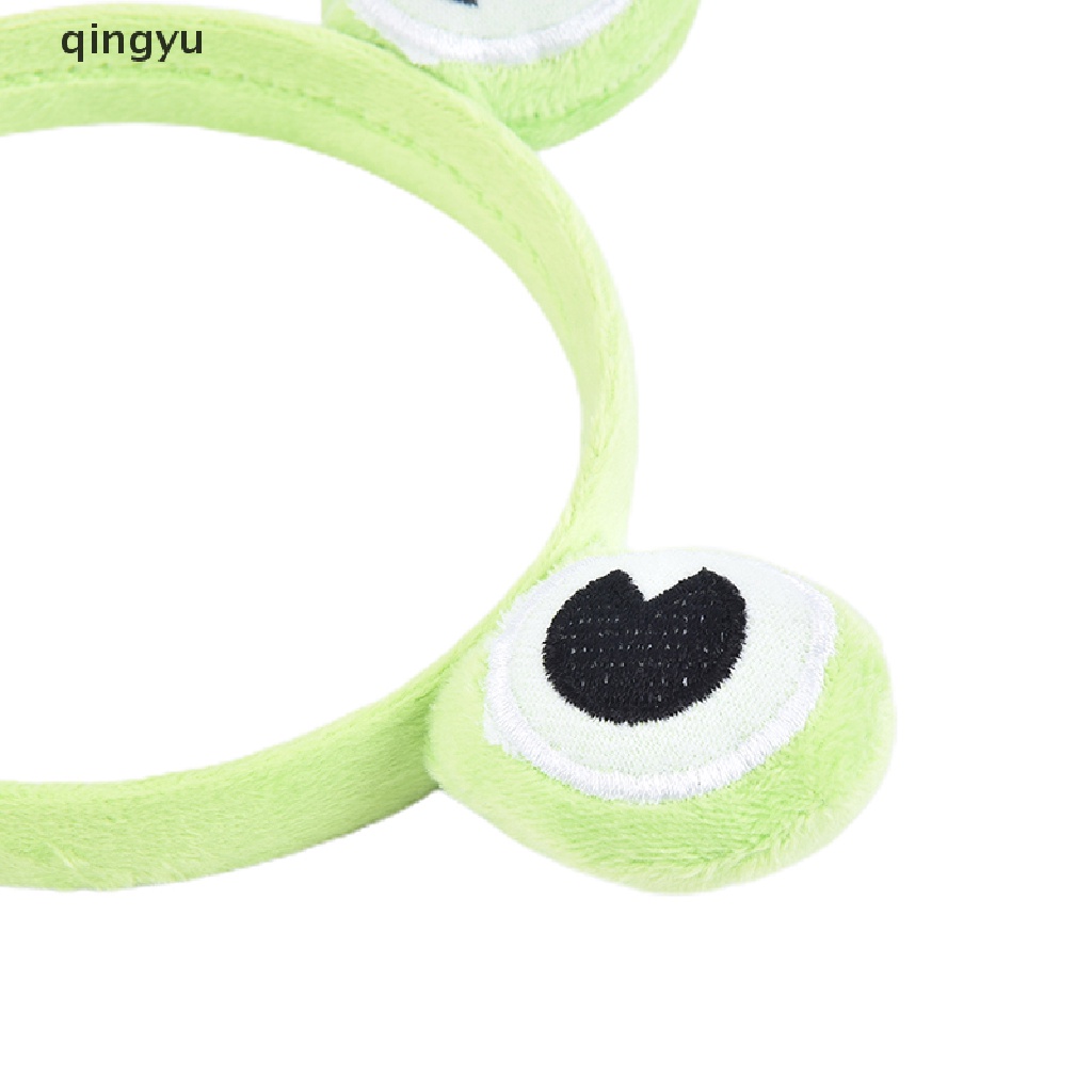 Băng Đô Trang Điểm Co Giãn Bản Rộng Hình Ếch Dễ Thương Cho Bé Gái