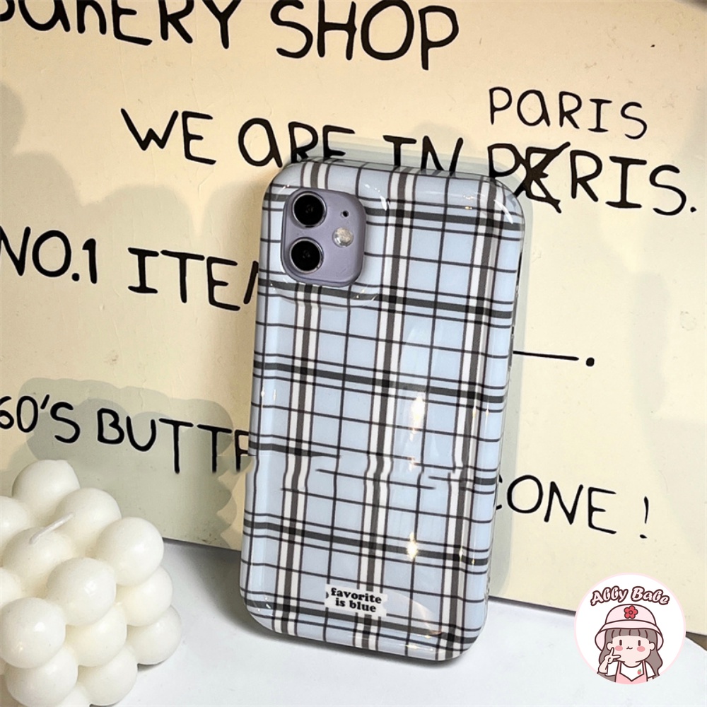 Ốp Điện Thoại Mềm Họa Tiết Caro Màu Tương Phản Đơn Giản Chống Mồ Hôi Cho IPhone 14 Pro Max 13 12 11 Pro Max