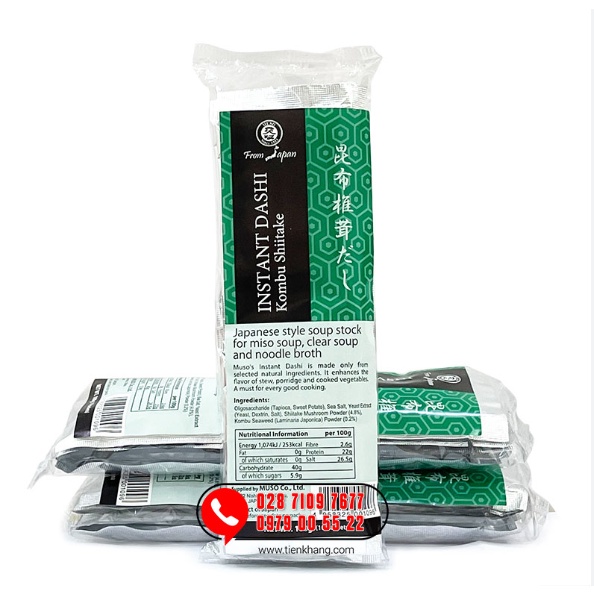 Bột Nêm Shiiteka Dashi - Bột Nêm Nấm - Dây