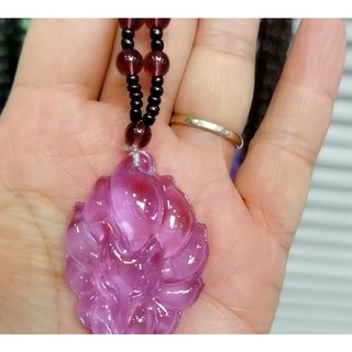 Mặt dây chuyền hồ ly rose beryl tình duyên may mắn tài lộc tặng kèm dây đeo, hộp gấm cao cấp sdb