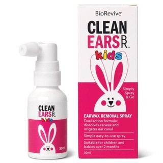 Xịt tan ráy tai cho bé cleanears kids 30ml