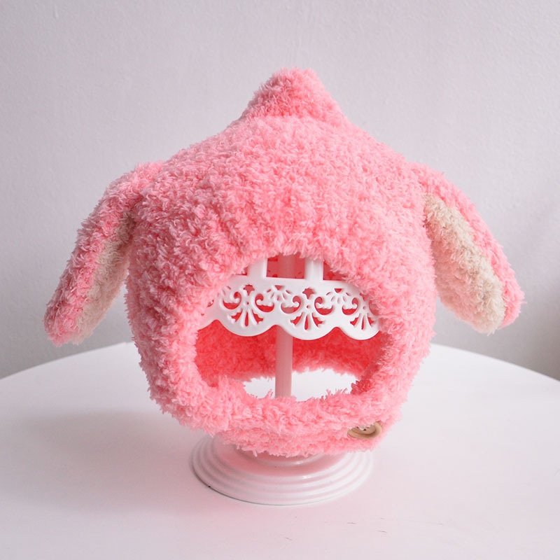 Mũ Tai Thỏ Bằng Lông Nhung Dễ Thương Xinh Xắn Dành Cho Bé