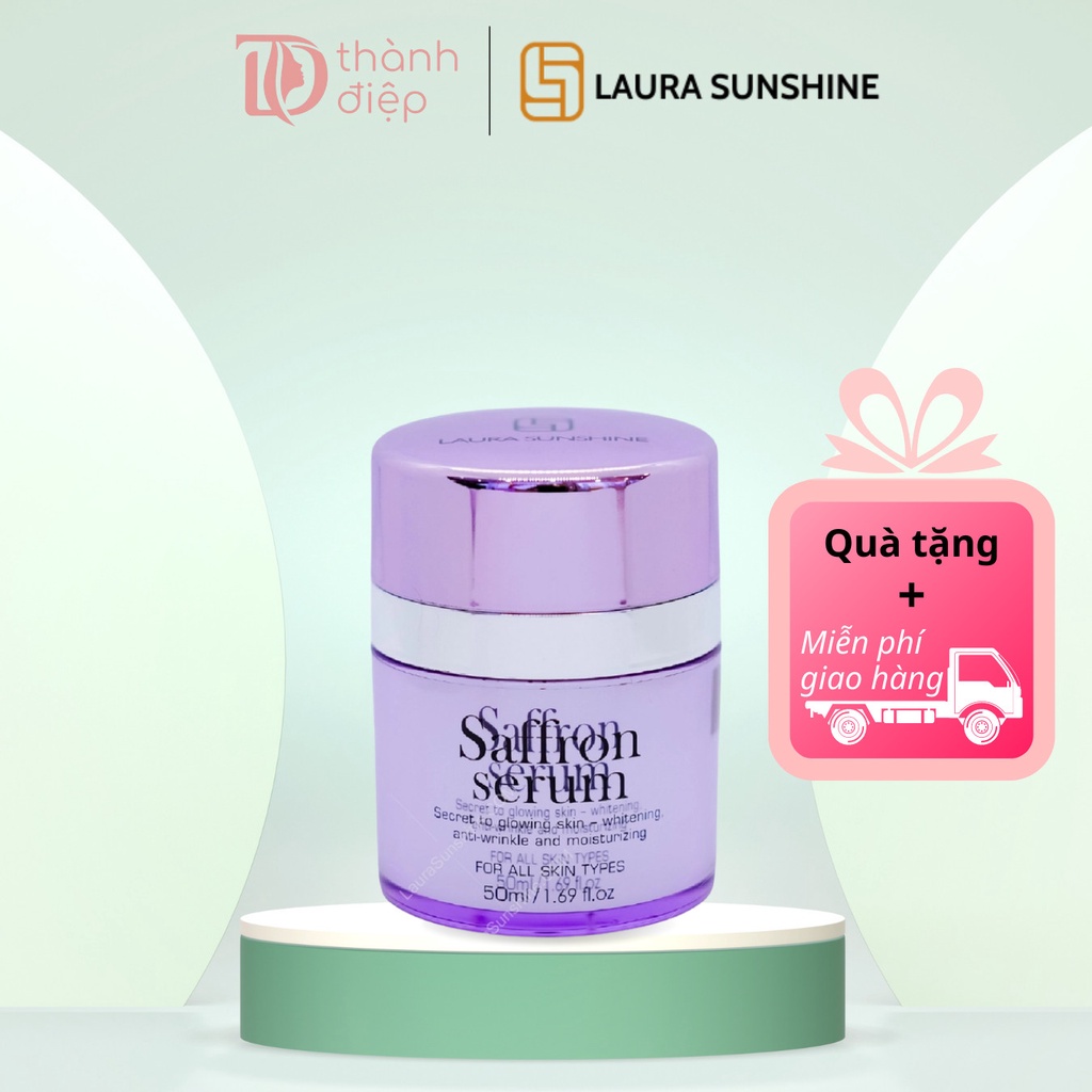 SERUM NHỤY HOA NGHỆ TÂY LAURA SUNSHINE NHẬT KIM ANH SAFFRON SERUM 50ml