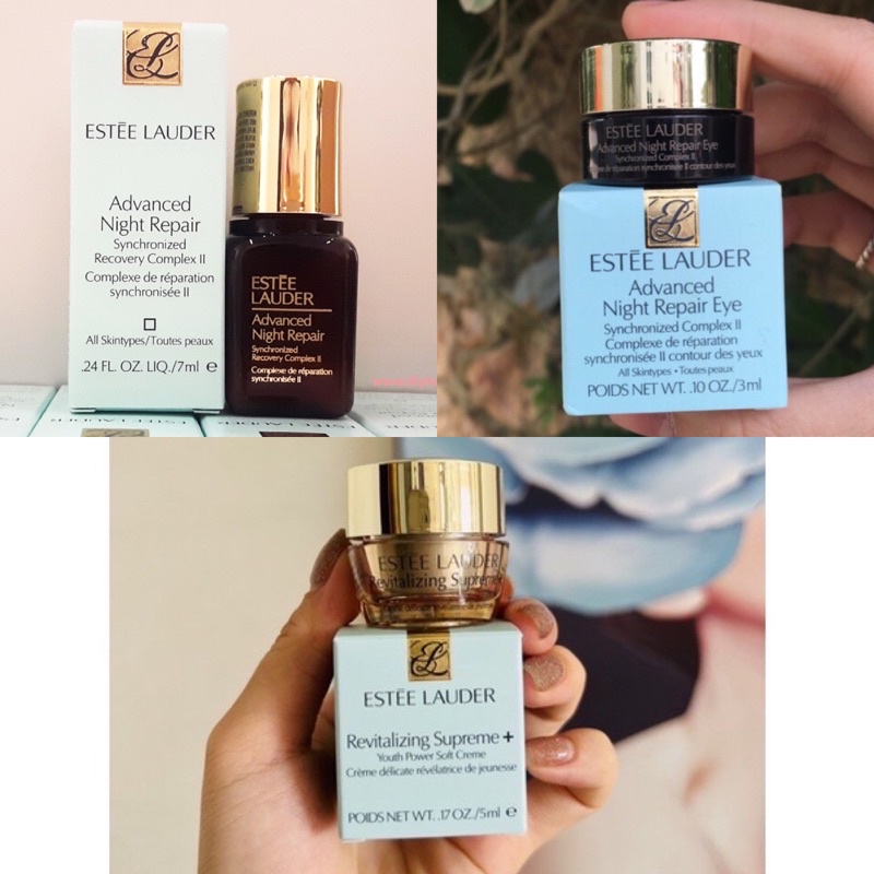 Set dưỡng da Estee Lauder mini 3 món fullbox