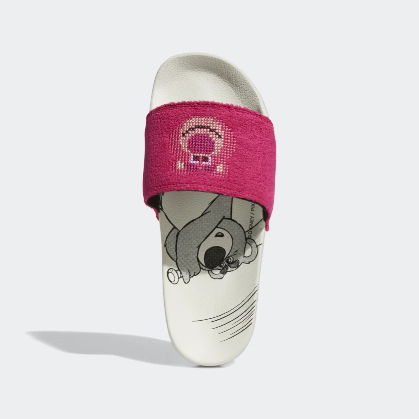 Dép adidas Adilette Lite Gấu Lotso Trắng Hồng  | PiuPiu Authentic