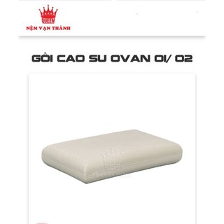 Gối 100% cao su thiên nhiên Vạn Thành size lớn 38x62x12cm