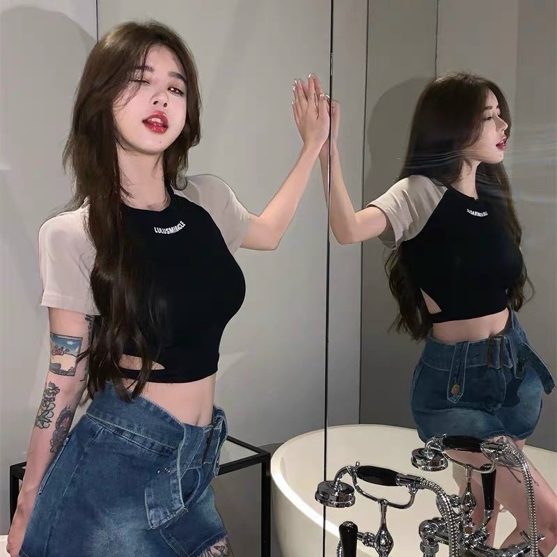 ÁO CROPTOP NỮ HỞ LƯNG LULU XINH ĐẸP