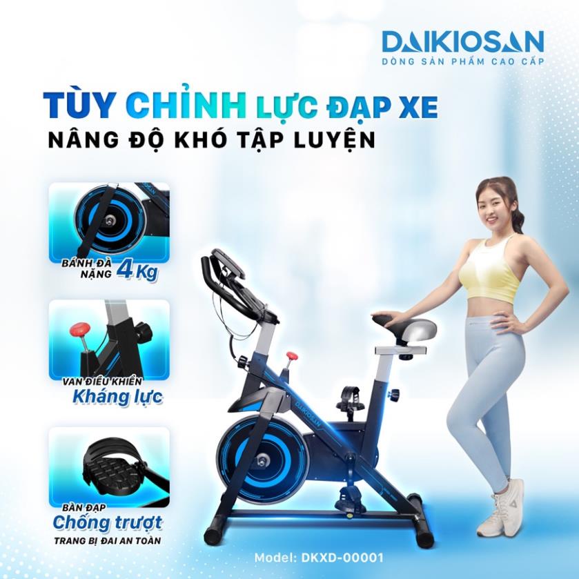 Xe đạp tập thể dục trong nhà Daikiosan DKXD-00001 - LHệ Gian Hàng để nhận KM Ạ