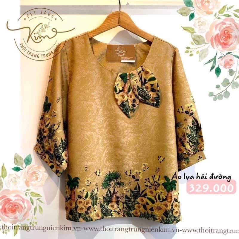 ÁO LỤA HẢI ĐƯỜNG SANG TRỌNG