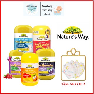 Vita gummies nature's way kẹo gum bổ sung vitamin cho bé úc - 60 viên.