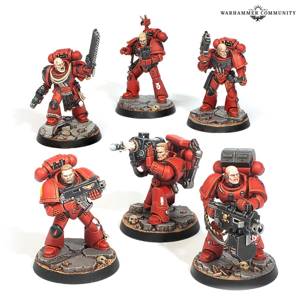 Mô Hình Warhammer 40K - Space Marine Heroes Blood Angels (Mẫu Sản Phẩm Bên Trong Là Ngẫu Nhiên)