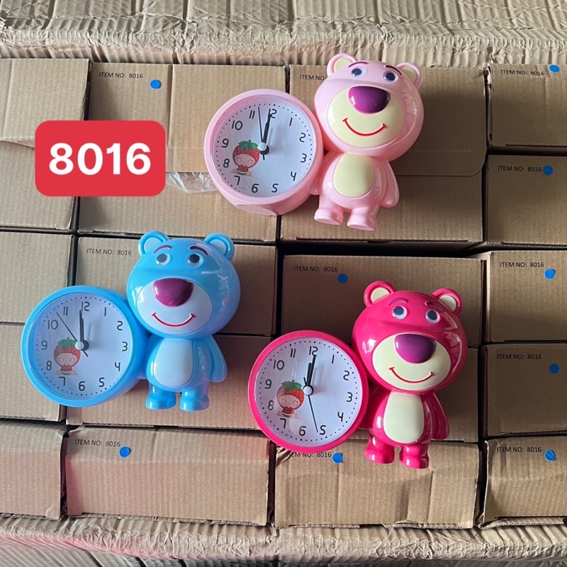 Đồng hồ báo thức để bàn hình gấu Lotso siêu xinhh❤️❤️❤️❤️
