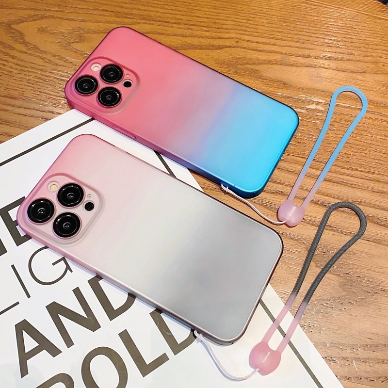 Ốp điện thoại HOCE PC cứng nhám màu gradient thích hợp cho iPhone 14 13 12 Pro Max 14 Plus