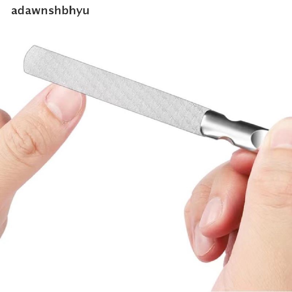 Dũa Móng Tay Hai Mặt Bằng Thép Không Gỉ Chuyên Nghiệp adawnshbhyu