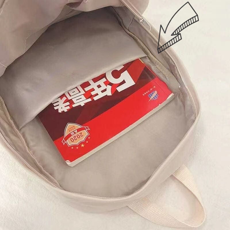 Ba Lô Du Lịch / Đi Học Thêu Hoạ Tiết Hoạt Hình Phong Cách Hàn Quốc Cho Nam Giớ