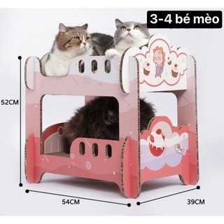 Nhà cào móng Tinypet 2 tầng dành cho mèo