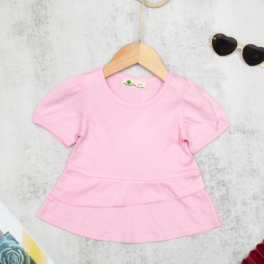 Áo thun cho bé gái, size 1 - 10 tuổi , áo phông bé gái chất cotton mềm mát - BONGKIDS