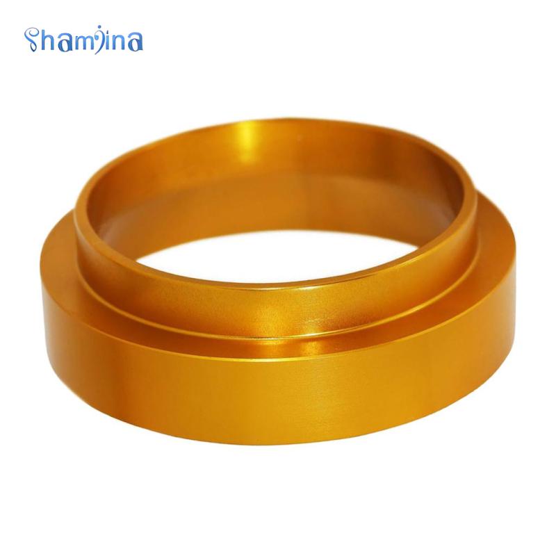 Shamjina Phễu Rót Cà Phê Bằng Nhôm Thay Thế Tiện Dụng 51/53/58mm Máy pha cà phê Ý hợp kim nhôm bột thu bột thu bột chống bay vòng định lượng