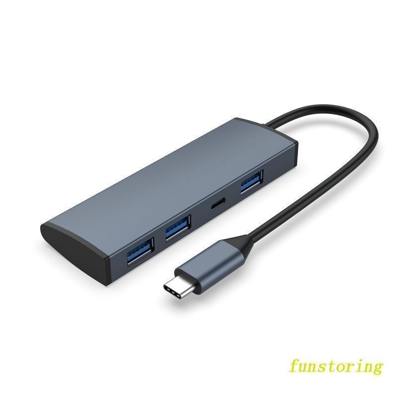 Bộ Chia Cổng USB 3.0 Type C 4 Trong 1 Đa Năng Tiện Dụng