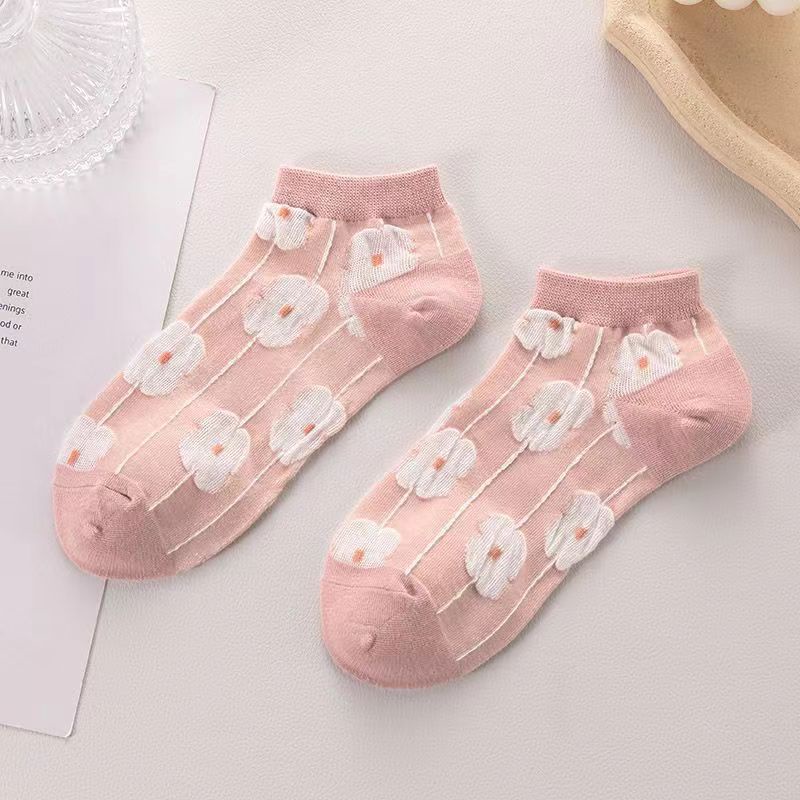 Set 5 Đôi Vớ Thuyền Thoải Mái Dễ Thương Cho Nữ