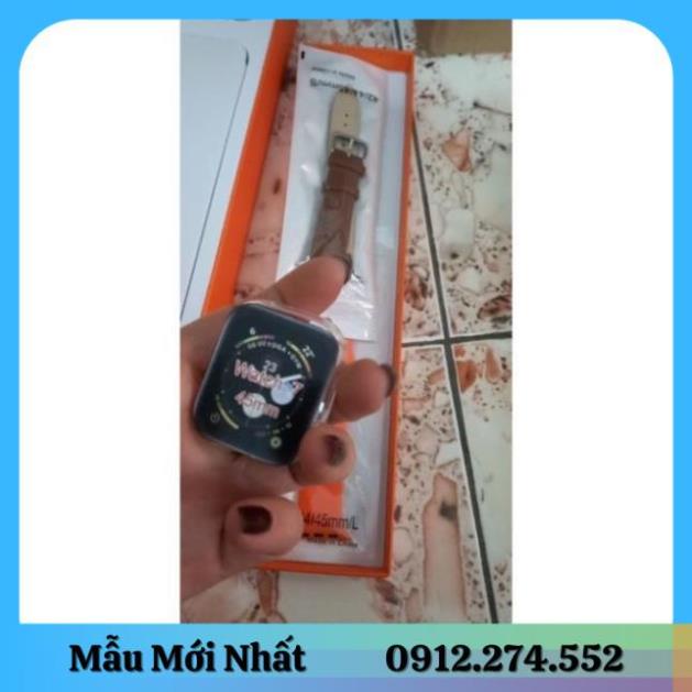 A W watch sr8 logo táo smart watch đồng hồ thông minh nghe gọi nhận thông báo. Loại 1 Đời Mới Nhất 2023