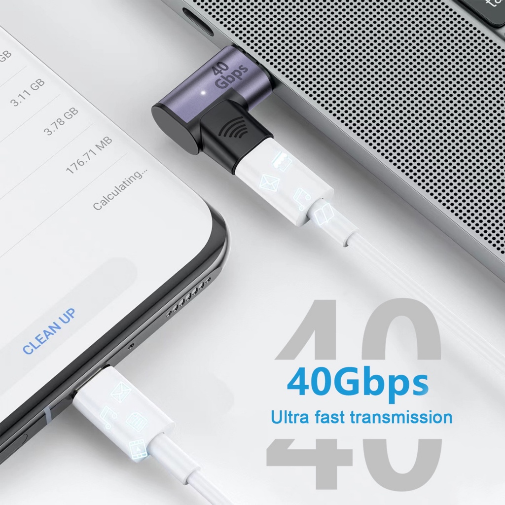 Đầu chuyển đổi LENOVO từ tính 2 trong 1 100W PD bằng hợp kim nhôm chuyên dụng thích hợp cho điện thoại