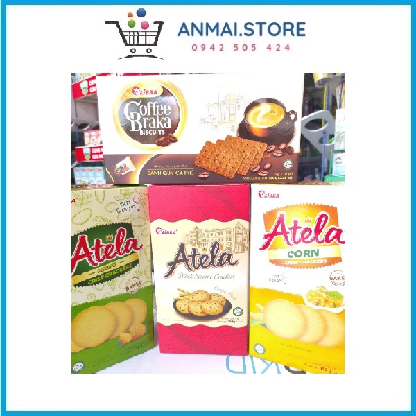 Bánh Atela Cracker Bắp giòn 150g