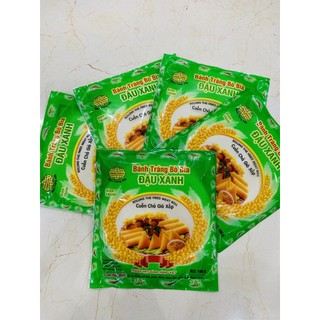 Bánh tráng bò bía đậu xanh combo 3 -5 gói