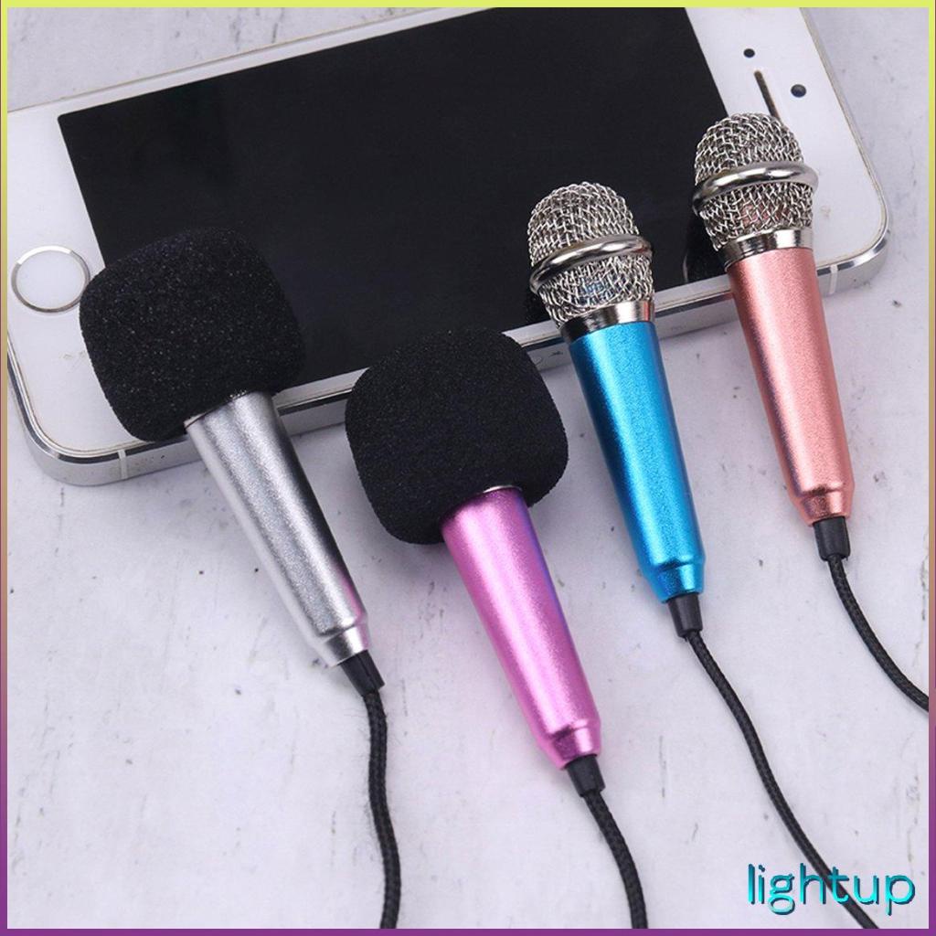 Bài phát biểu Hát Micrô có dây nhỏ 3,5Mm cho điện thoại di động Máy tính bảng xách tay