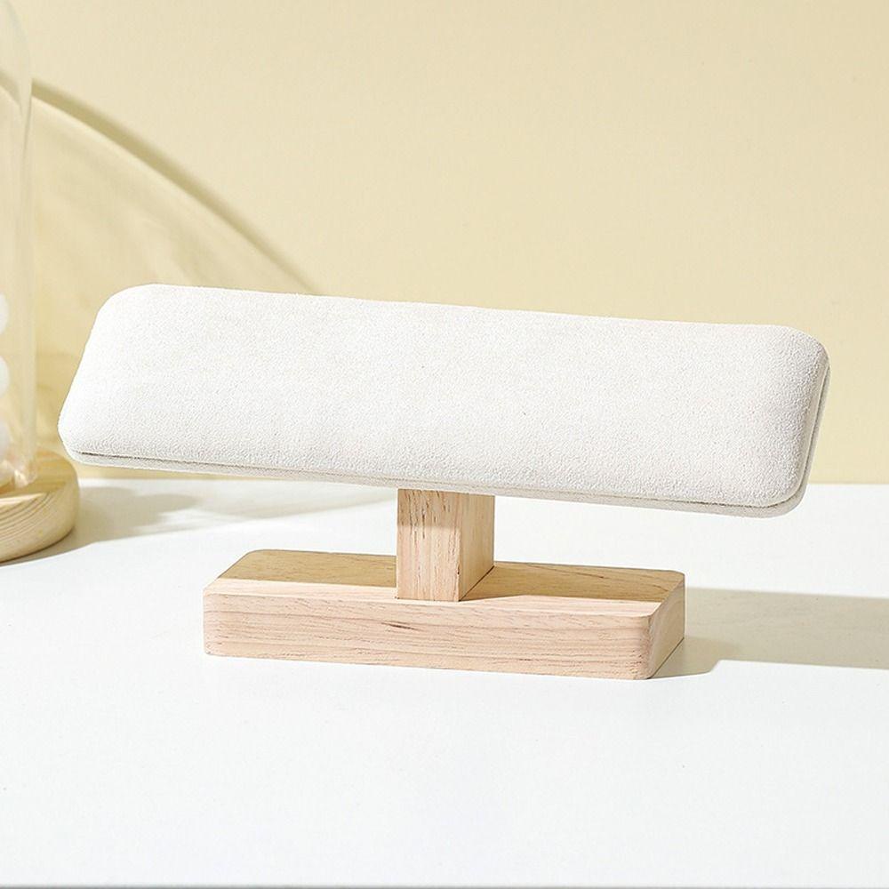 Giá Đỡ Trưng Bày Đồng Hồ / Trang Sức Bằng Da PU Phối Nhung Kiểu Vintage