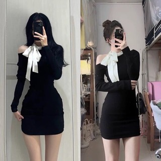 ĐẦM ÔM BODY PHỐI NƠ CÁ TÍNH  alohastore1