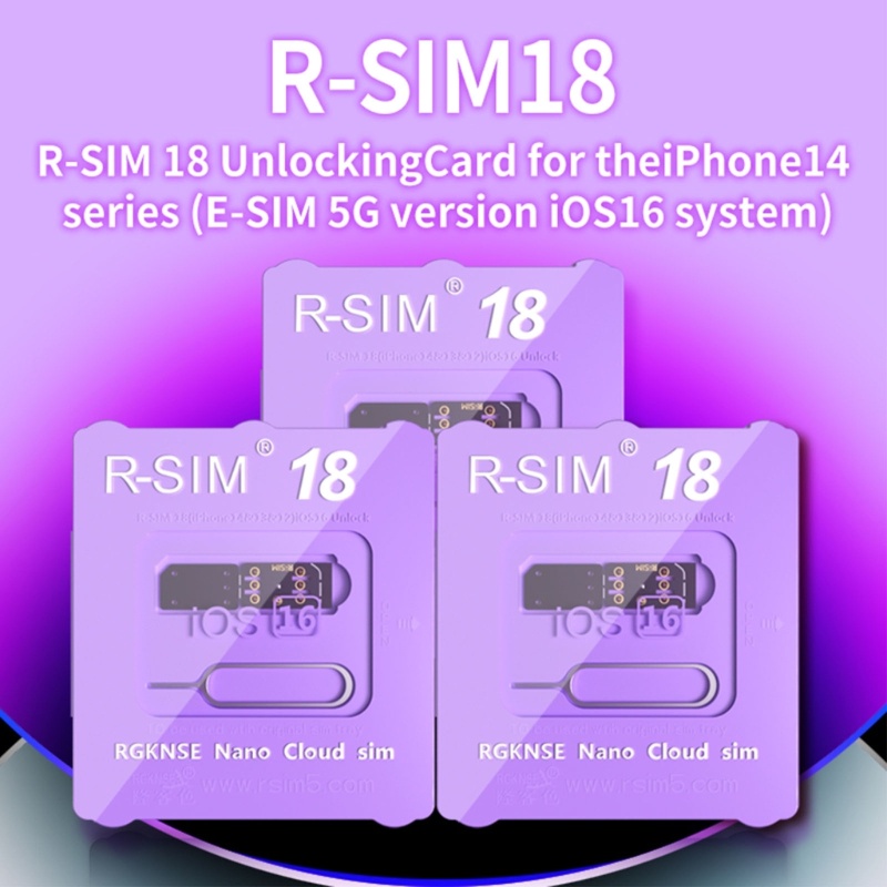 Thẻ Mở Khóa IOR Unlock RSIM18 Cho Phone14 Series 5G Version iOS16 Rm-18