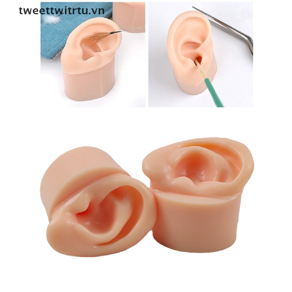 1 / 2 Mô Hình Silicon Dùng Luyện Tập Lấy Ráy Tai Tiện Dụng
