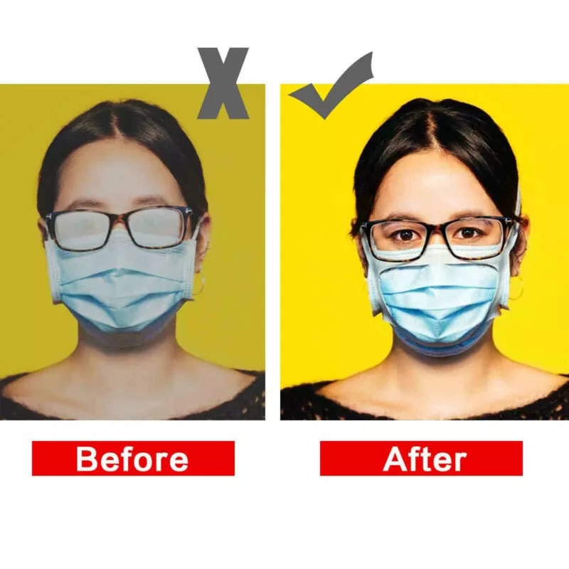 Giá Đỡ Khẩu Trang Bằng Silicone Co Giãn Chống Sương Mù Có Thể Tái Sử Dụng