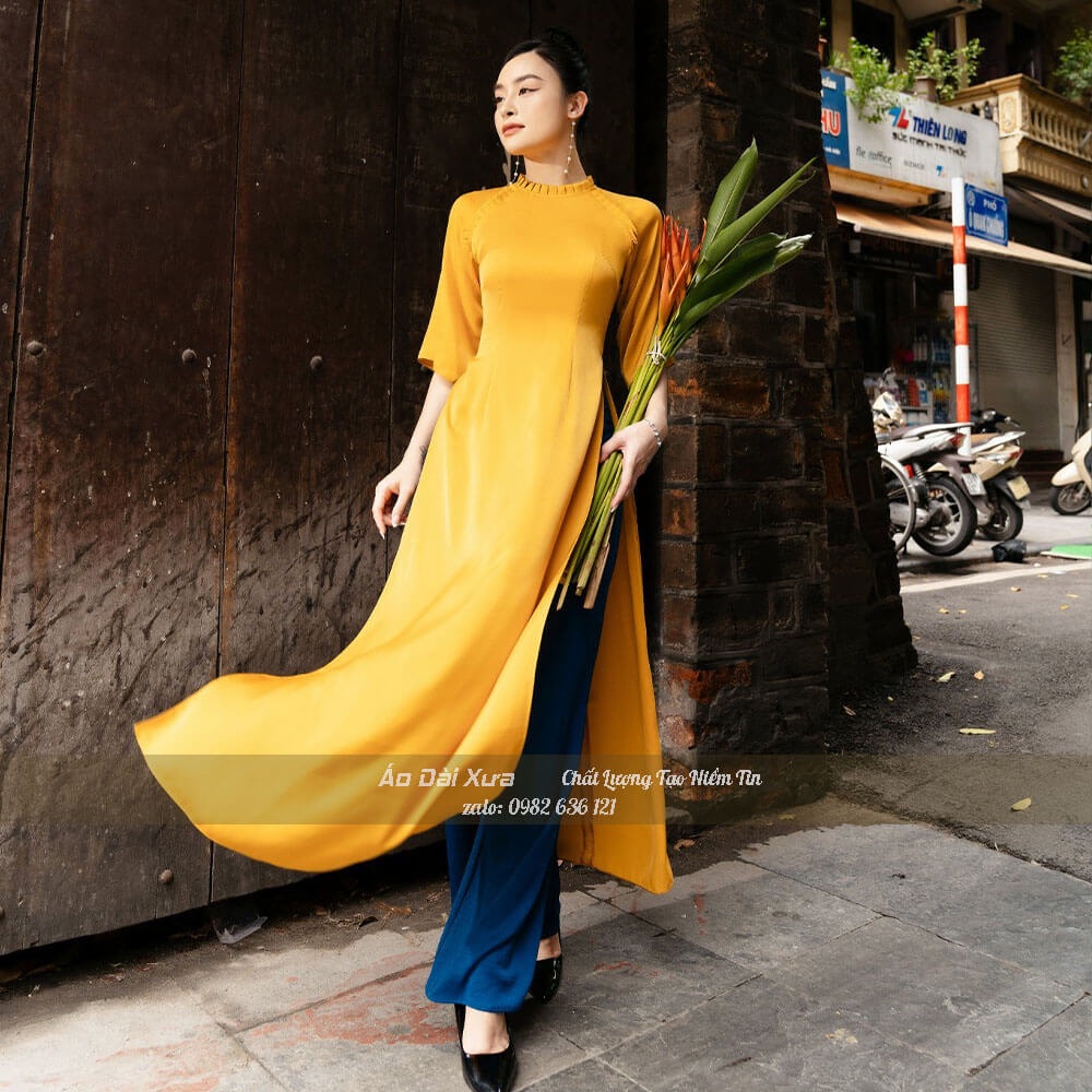 Áo Dài Cách Tân Nữ Tay Ngắn MA01
