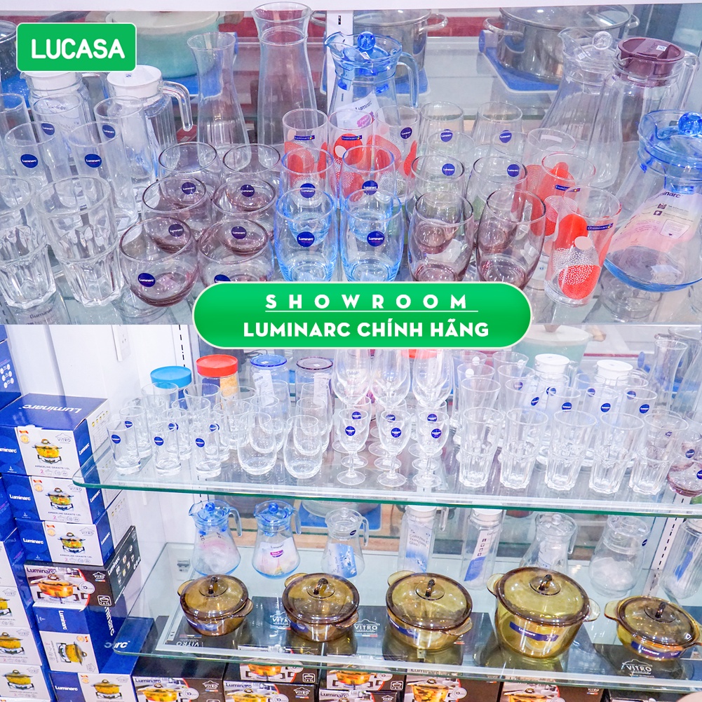 Ly Thủy Tinh Luminarc Unicorn 500ml - Chén Ăn Dặm Có Nắp L9484 | Phân Phối Chính Hãng