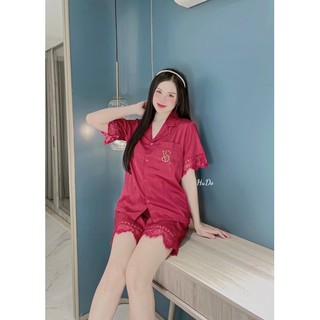 Bộ VS Cộc Đùi lụa xước ánh kim 4 màu