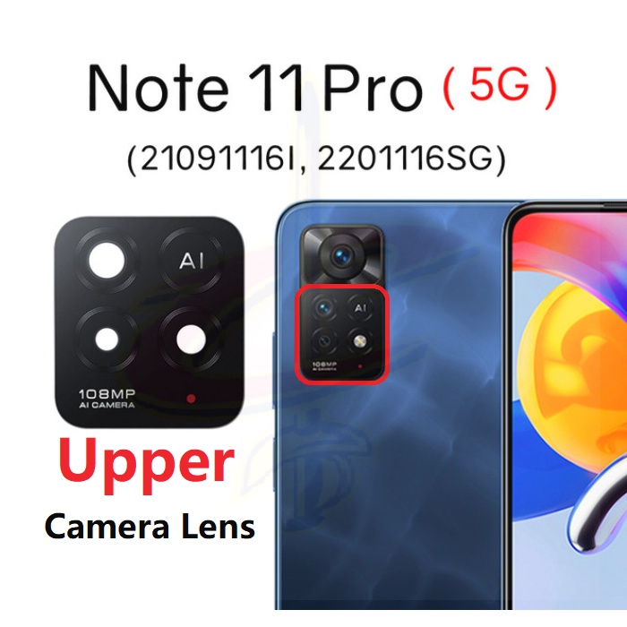 Khung Bảo Vệ Ống Kính Máy Ảnh Thay Thế Chuyên Dụng Cho Redmi Note 11 Pro + 11S