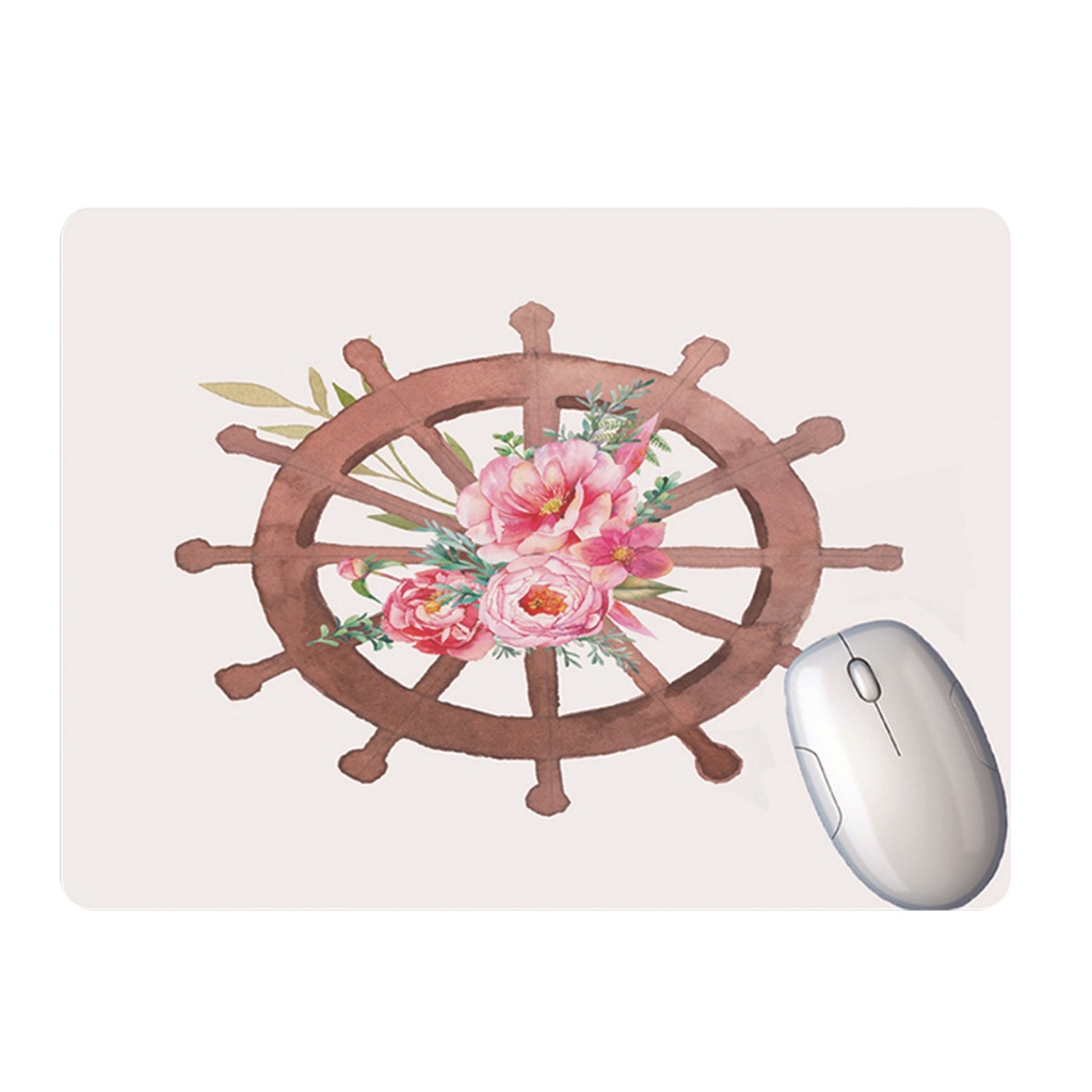 Tấm Lót Chuột Siêu Mỏng Chống Trượt Hình Hoa Hướng Dương Tiện Dụng