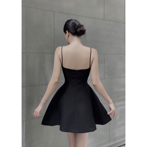 DAM HAI DÂY CÚP NGỰC CHIẾT EO GIGINA DRESS