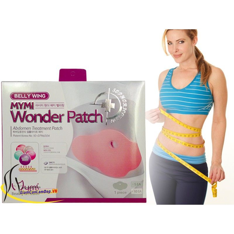 Bộ Túi 5 Miếng Dán Tan Mỡ Mymi Wonder Patch.