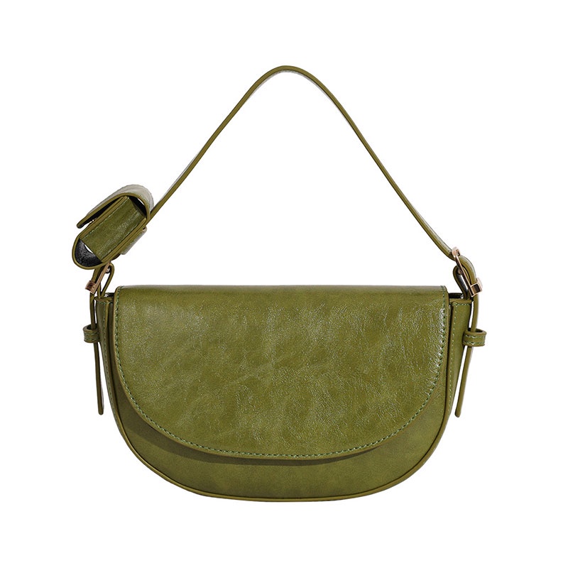 Mischa Túi Đeo Chéo Da PU Màu Trơn Phong Cách Đường Phố Đơn Giản Cho Nữ