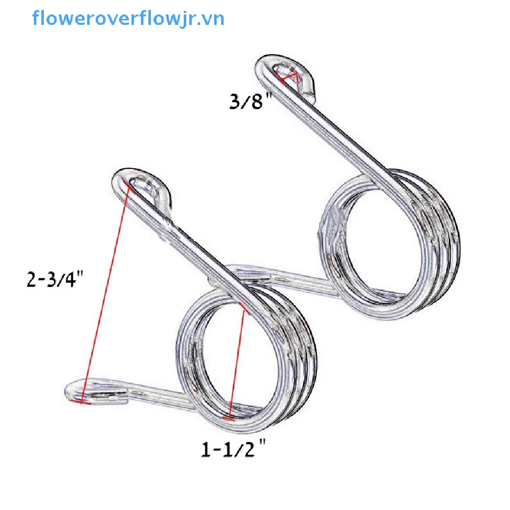 Bộ 2 Lò Xo Yên Xe Máy Màu Đen / Bạc / Chrome Cho Harley HOT