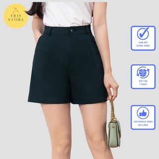 [Cao cấp -Ảnh thật] Quần short nữ cạp cao chất vài co dãn cao cấp phong cách Hàn Quốc