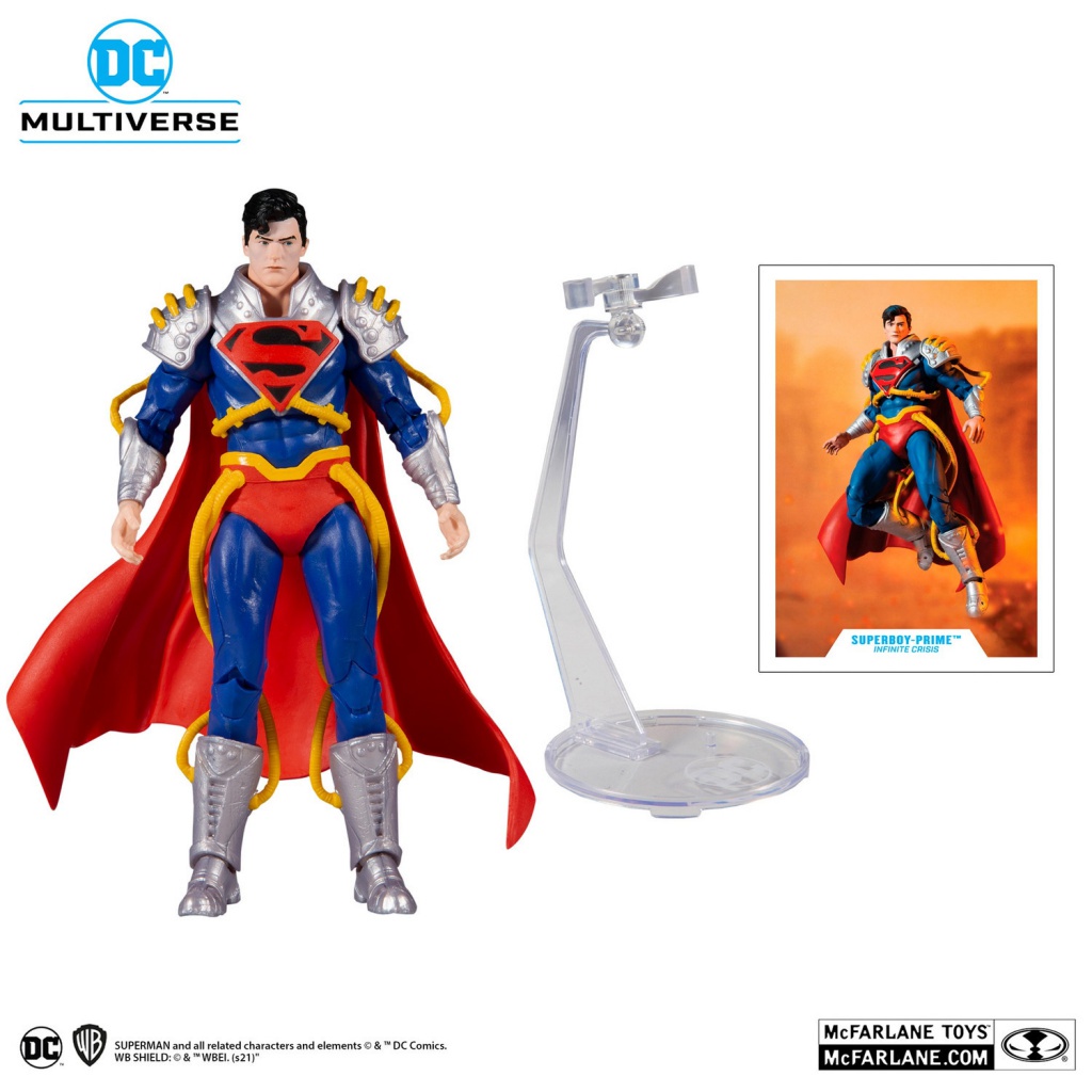 MCFARLANE Justice League Superman Batman Kinetic Má Hồng