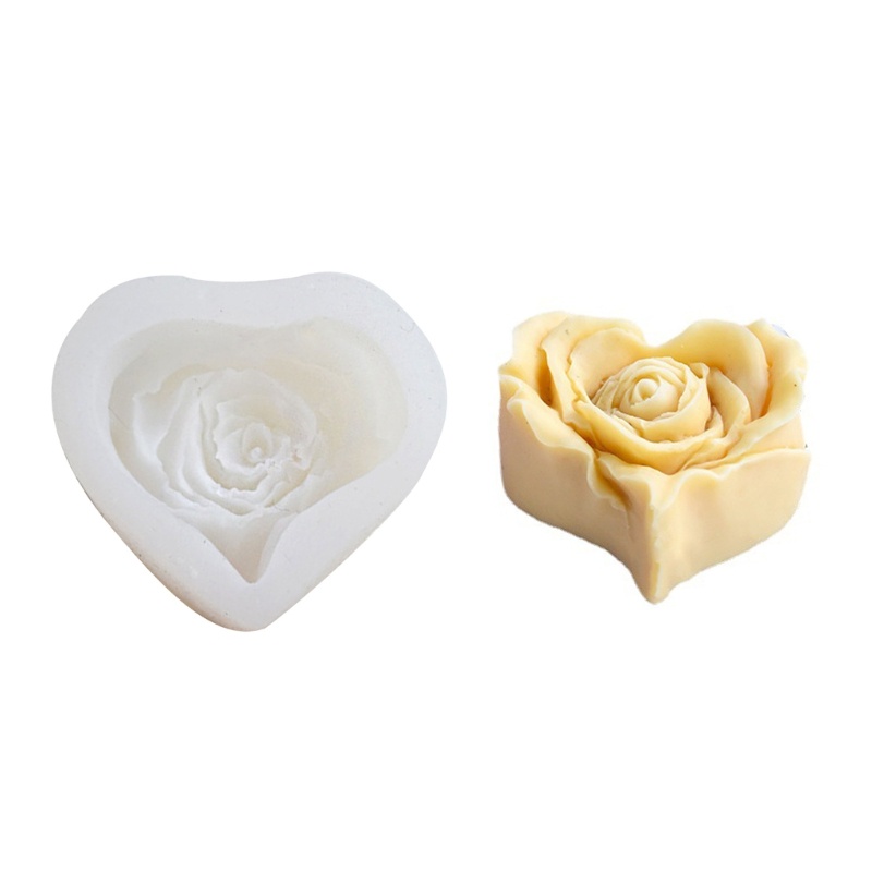 Khuôn Silicone Làm Nến Xà Phòng Thủ Công Bằng Nhựa Resin Hình Hoa Giáng Sinh Trang Trí Nhà Cửa