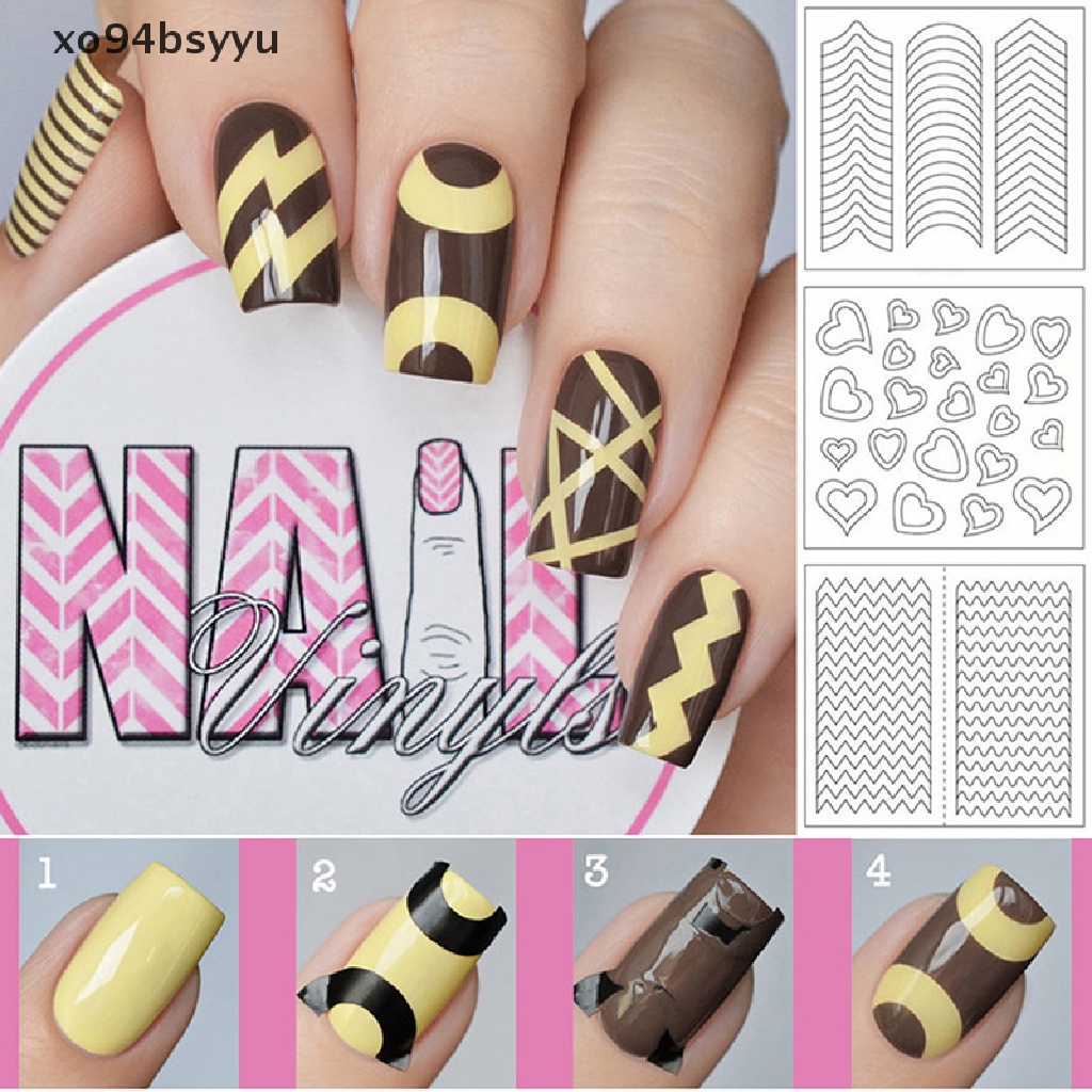 Miếng Dán Định Hình Trang Trí Móng Tay Nghệ Thuật Xo94Bsyu Dành Cho Nữ