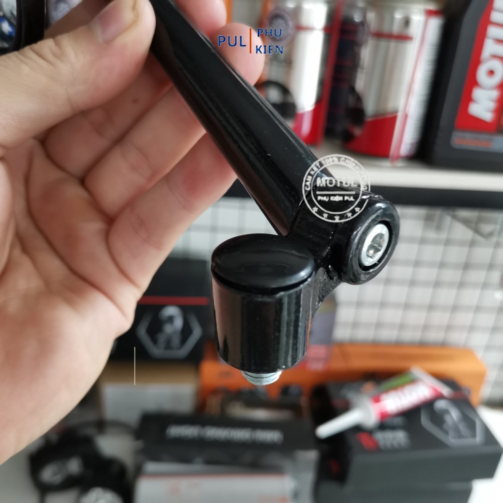 Gương chiếu hậu tròn cầu lồi góc nhìn rộng chân 10li thuận cho xe máy Wave AB SH SH Mode Airblade...