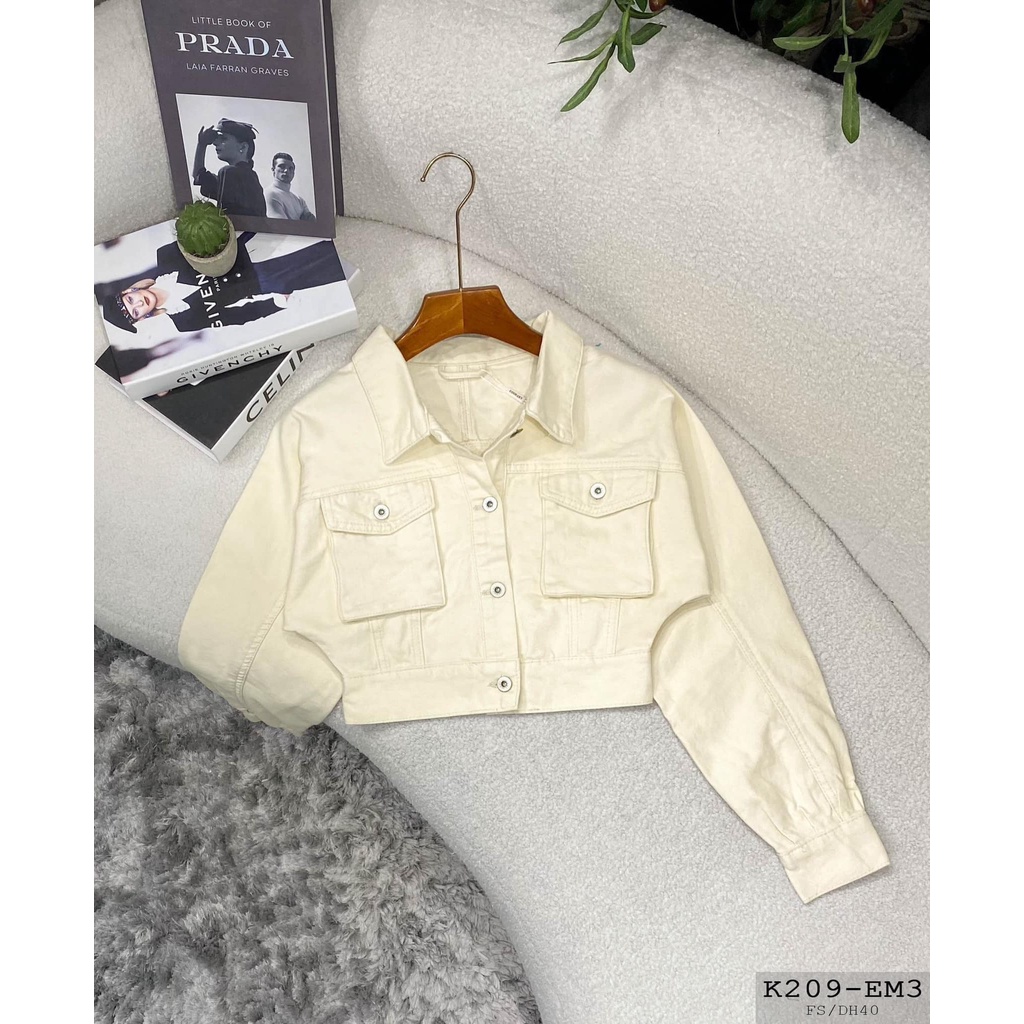 ÁO KHOÁC KAKI CROP