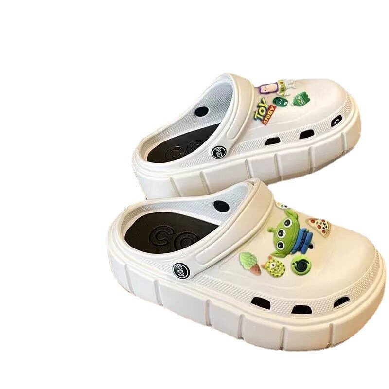 JINSHIHUI dép nữ fashion sandal nữ sục dép quai hậu nữ dép bánh mìgiày FEB1101